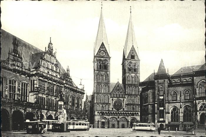 Strassenbahn Bremen Dom Rathaus Börse