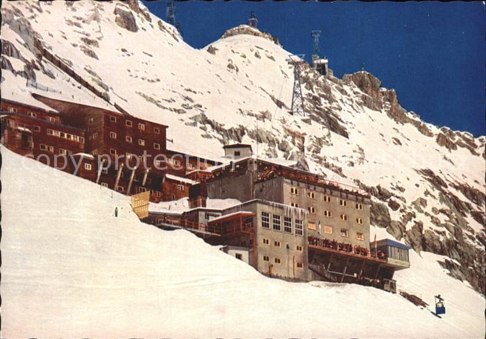 Zugspitze Zugspitzbahn Hotel Schneefernerhaus Hangbahn