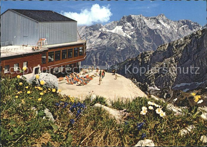 GARMISCH-PARTENKIRCHEN Bayern Alpspitzbahn Bergstation Osterfelder Dreitorspitze