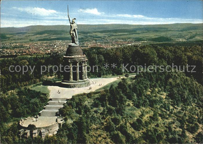 Hermannsdenkmal Fliegeraufnahme
