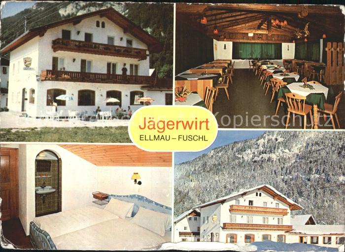 Fuschl See Salzkammergut Jaegerwirt