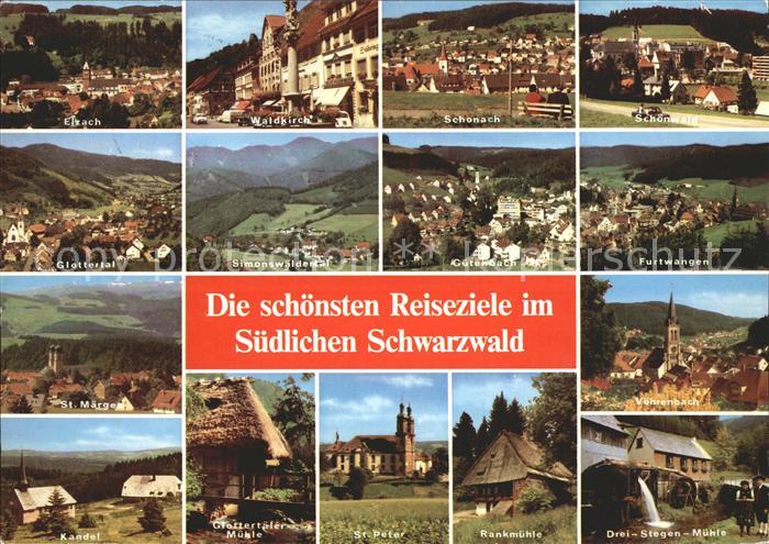 Simonswald Furtwangen Drei-Stege-Muehle St. Peter Kandel