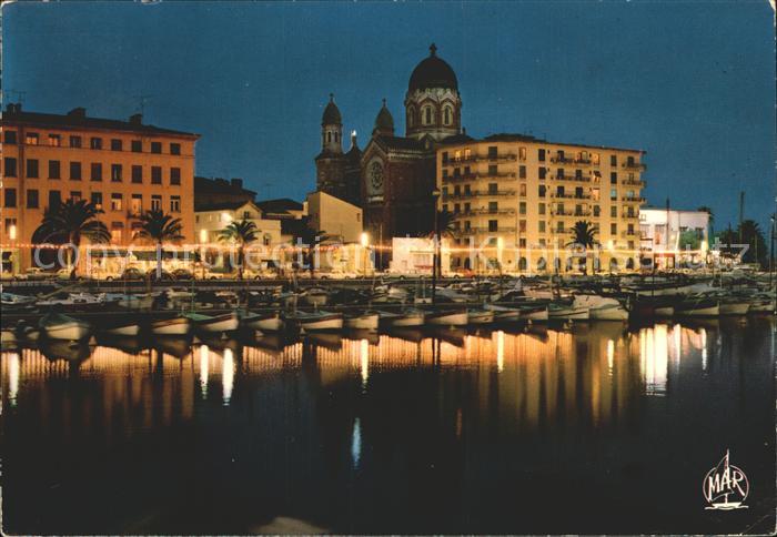 Saint-Raphael Var Port nuit