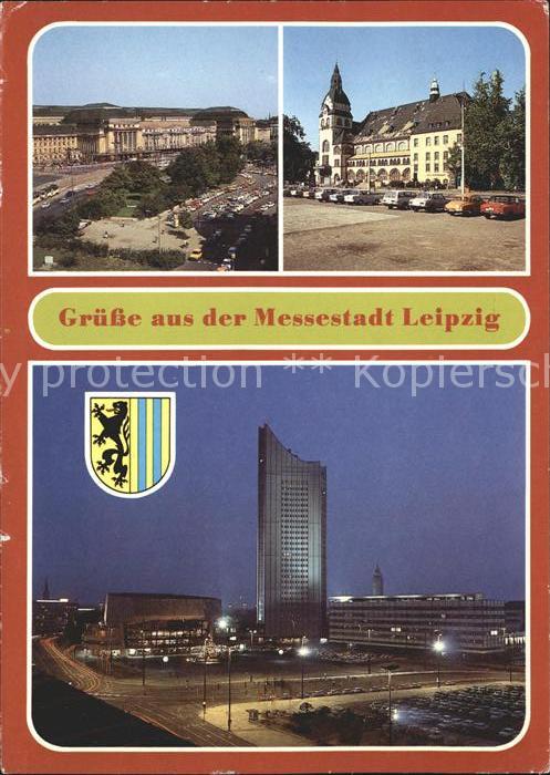 LEIPZIG Sachsen Hauptbahnhof Kongresshalle Zoo Karl Marx Universitaet