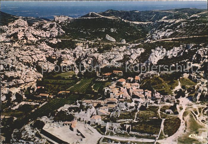 Les Baux-de-Provence Fliegeraufnahme