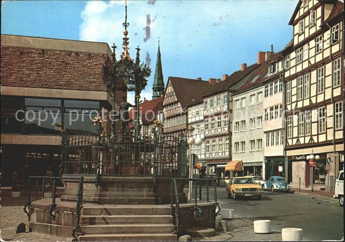 HANNOVER  CITY Holzmarkt Oskar-Winter-Brunnen