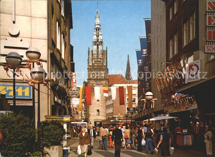 Muenster Westfalen Ludgeristrasse Fussgaengerzone