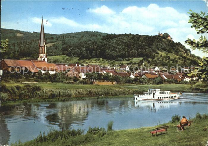 Grossheubach Kirche Faehre