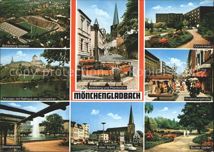 MoeNCHENGLADBACH NRW Abteiberg Pfarrkirche Muenster Rathaus Bismarkplatz