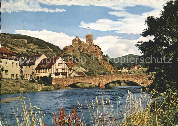 Heimbach Eifel Burgruine Bruecke