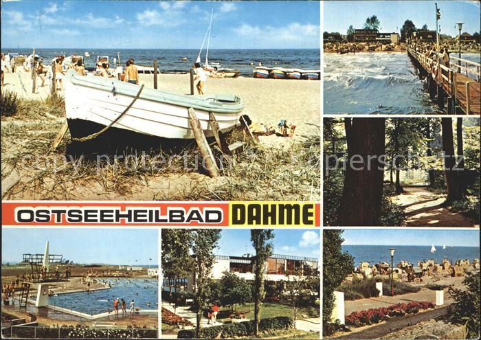 Dahme Ostseebad Strand Anlegestelle Schwimmbad