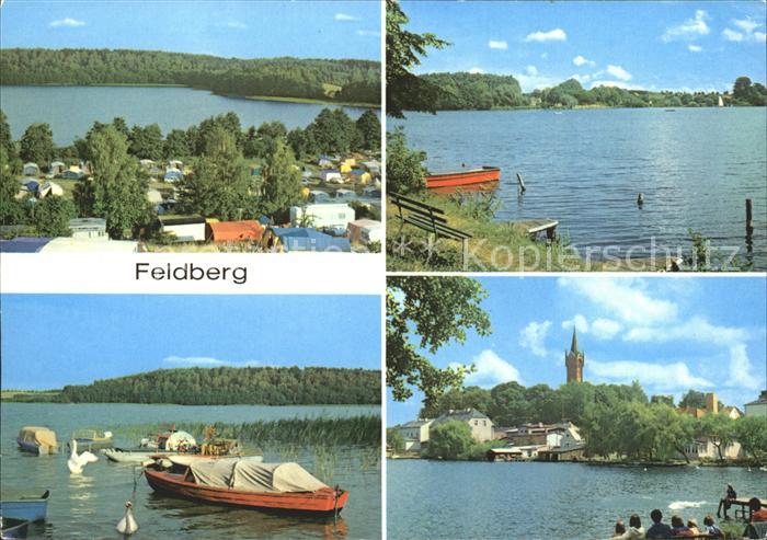 Feldberg Mecklenburg Camping Hafen Haussee