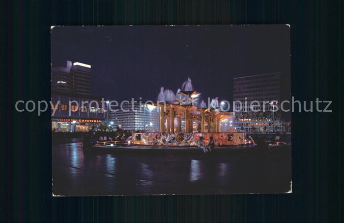 BERLIN CITY Alexanderplatz bei Nacht