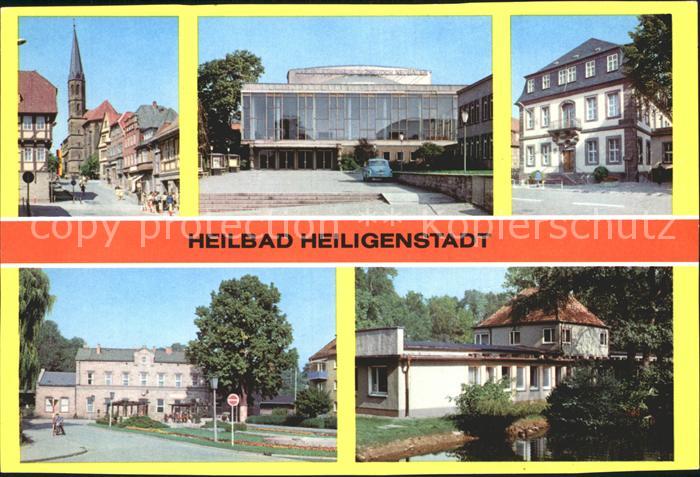 Heiligenstadt Eichsfeld Kulturhaus Rathaus Bahnhof Kneippbad