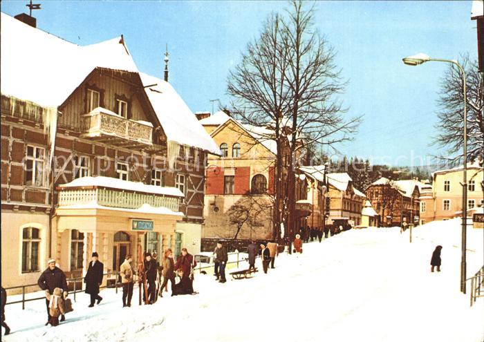 Szklarska Poreba Ortspartie im Winter