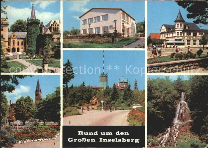 Inselsberg Schmalkalden Schloss-Reinhardsbrunn Fischbach Tabarz Brotterode Truse