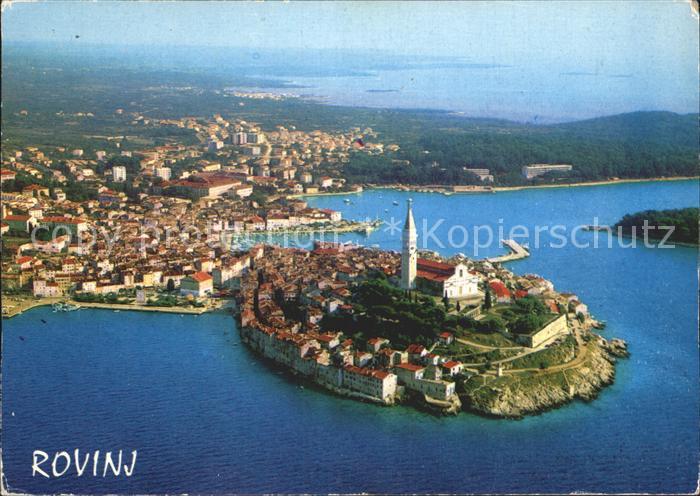Rovinj Istrien Fliegeraufnahme