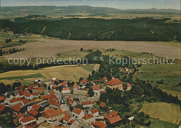 Eger Cheb Tschechien Fliegeraufnahme Burg Hohenberg
