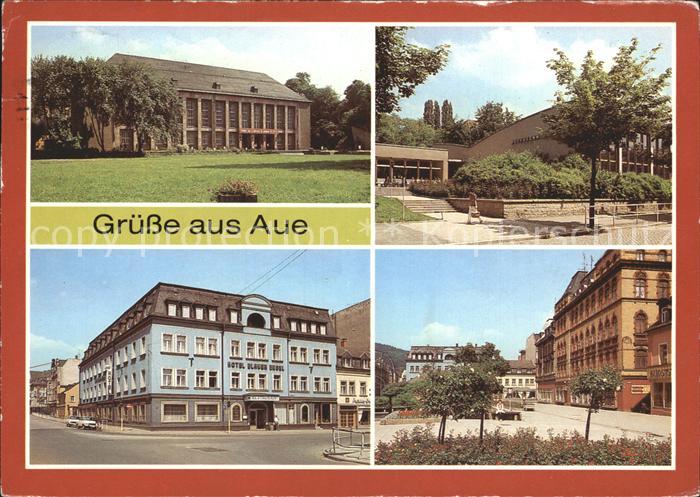 Aue Erzgebirge Kulturhaus Hotel-Blauer-Engel Altmarkt