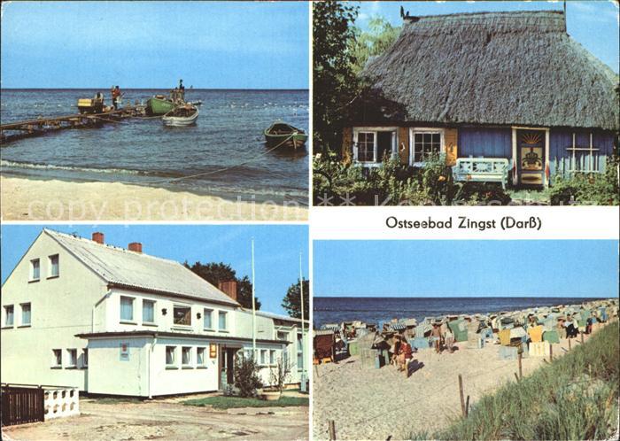 Zingst Ostseebad Rohrdachkate Fischerstrand Erholungsheim Stranddistel