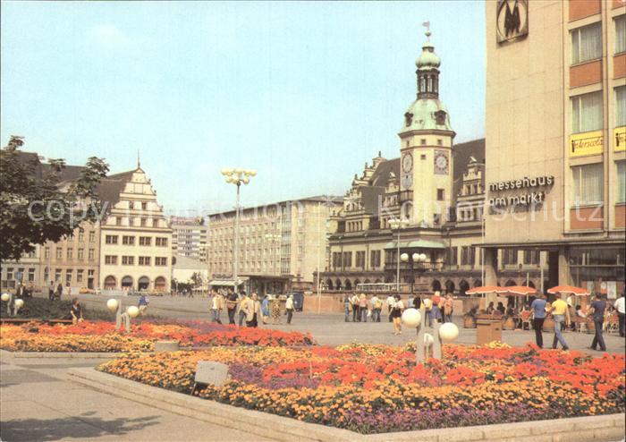 LEIPZIG Sachsen Messehaus am Markt Rathaus