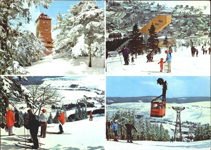 Oberwiesenthal Erzgebirge Fichtelberg Seilbahn