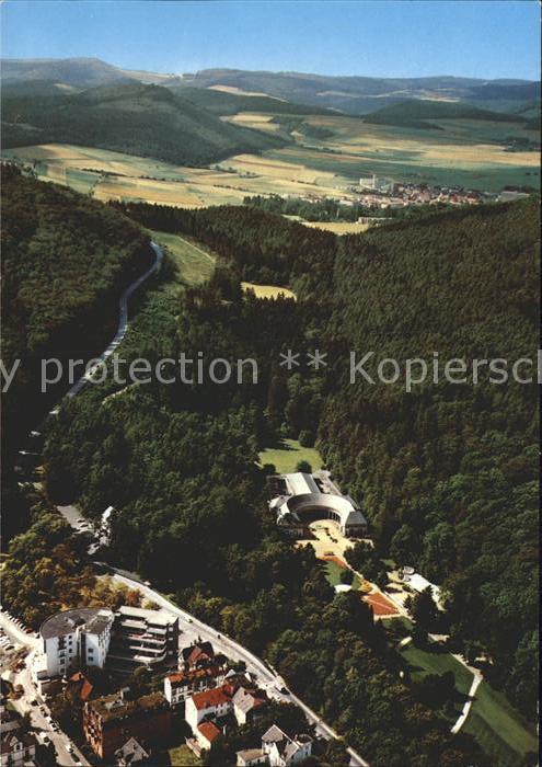 Bad Wildungen Fliegeraufnahme mit Reinhardshausen