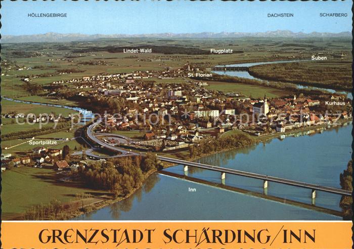 Schaerding Fliegeraufnahme Innpartie