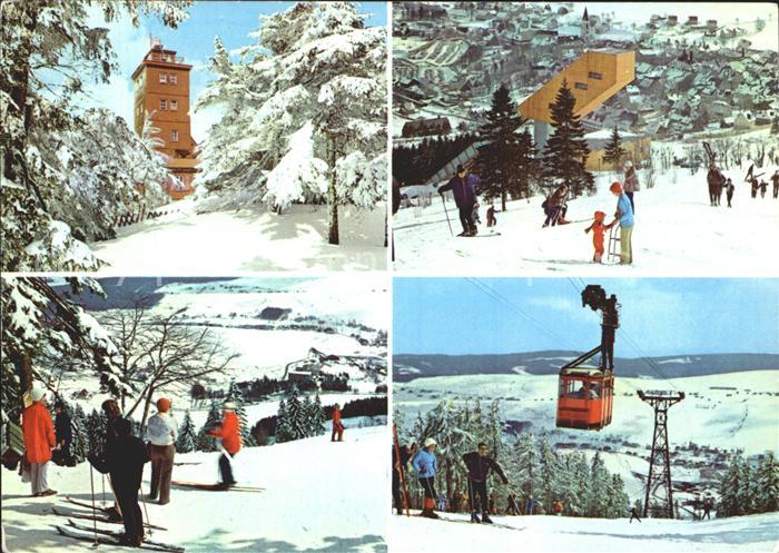 Oberwiesenthal Erzgebirge Seilbahn Fichtelberg