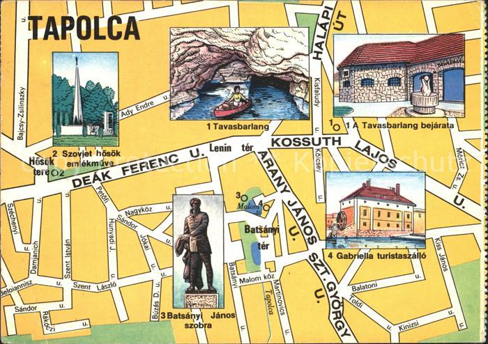 Tapolca Lageplan