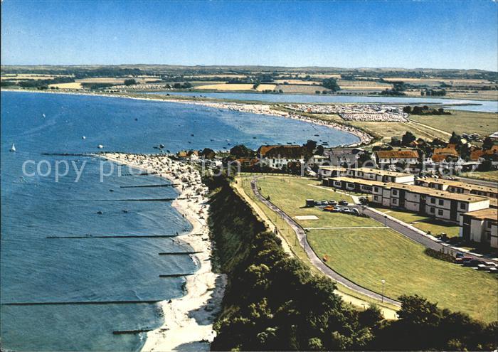 Hohwacht Ostseebad Fliegeraufnahme mit Steilkueste