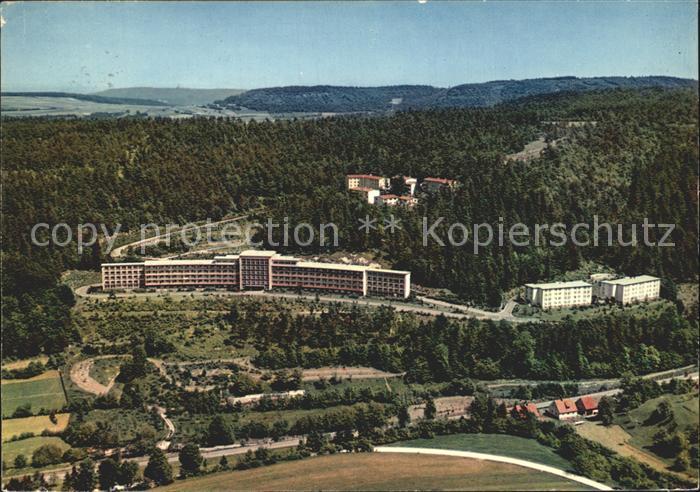 Schwabthal Fliegeraufnahme Sanatorium Lautergrund