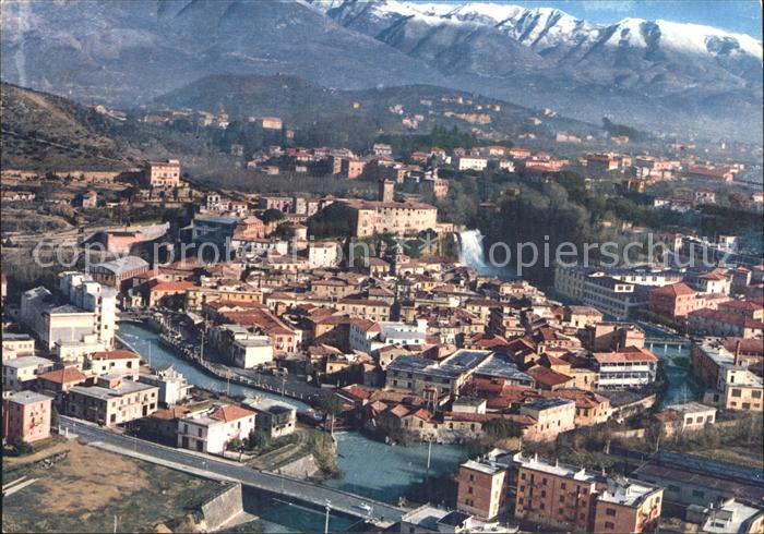 Frosinone Isola del Liri Fliegeraufnahme