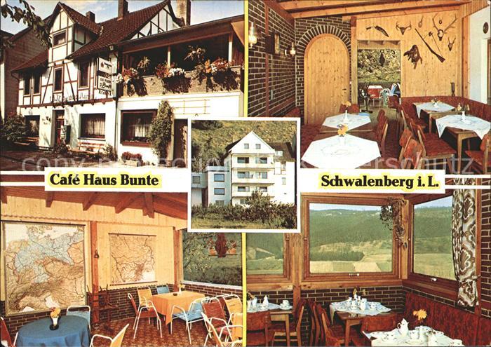 Schwalenberg Cafe Pension Haus Bunte