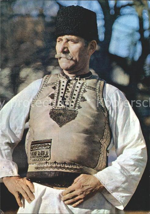 Rumaenien Orlat Mann in Tracht
