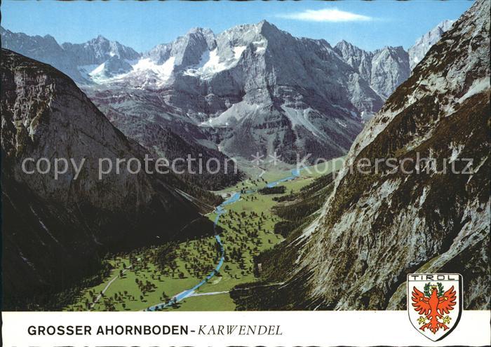 Karwendel Fliegeraufnahme Grosser Ahornboden