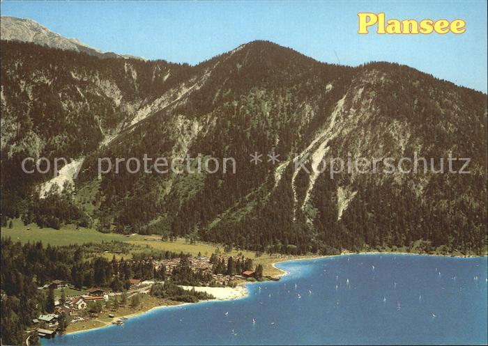 Plansee Reutte Hotel Forelle Fliegeraufnahme