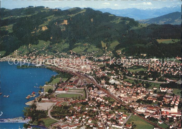 Bregenz Vorarlberg Fliegeraufnahme