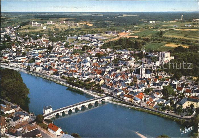 Montrichard Fliegeraufnahme Cher et Pont