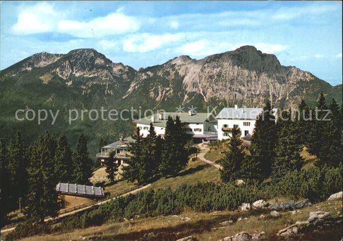Bad Reichenhall Berghotel Gipfelstation Predigtstuhl Bergbahn
