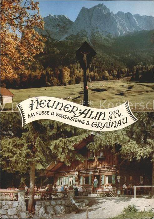 Grainau Neuner Alm Waxensteine Herbststimmung Wettersteingebirge