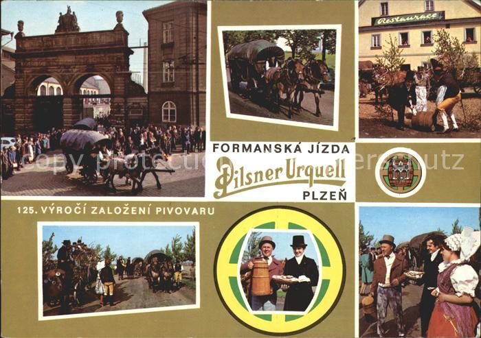 Plzen Pilsen Vyroci zalozeni pivavaru  Formanska jizda Plzen