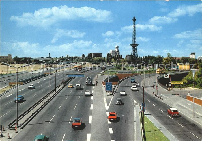 BERLIN  CITY Stadtautobahn mit Funkturm