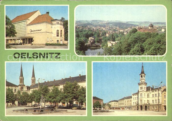 Oelsnitz Vogtland Kulturhaus Ernst Thaelmann Platz Rathaus