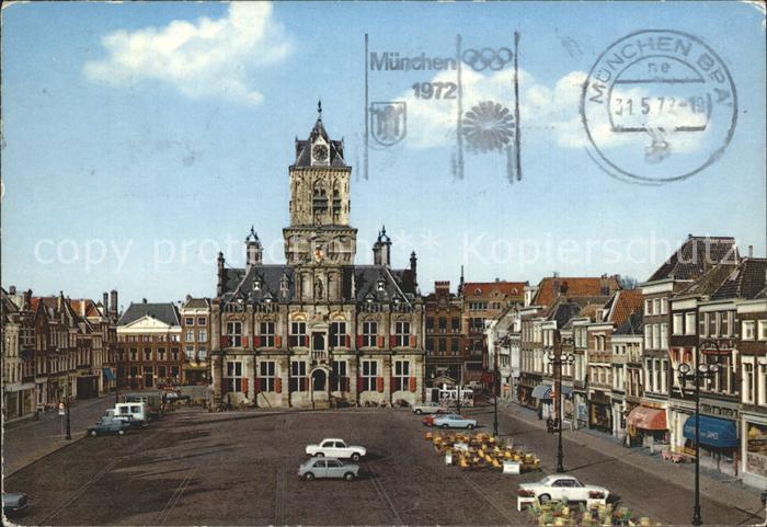 Delft Markt Stadhuis