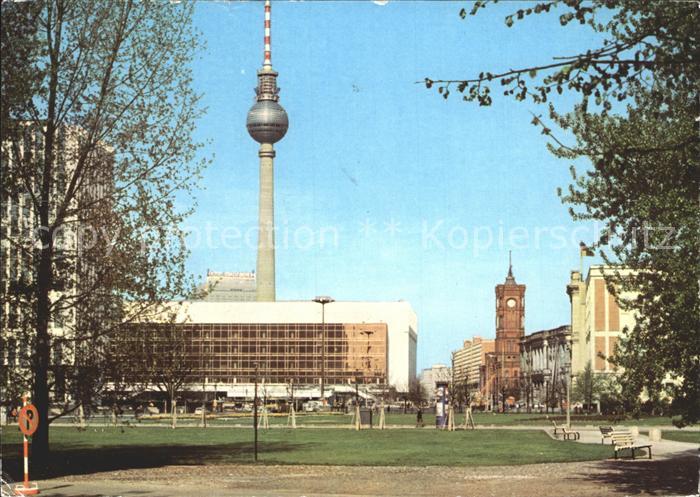 BERLIN CITY Palast der Republik Fernsehturm