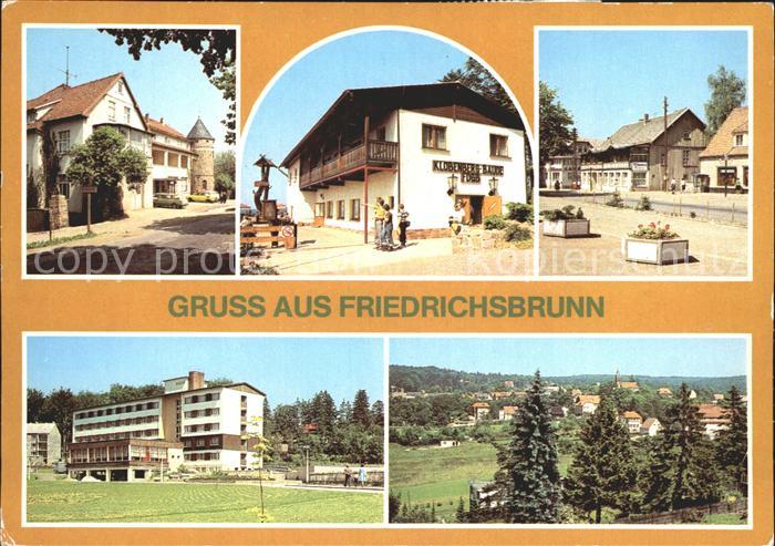 Friedrichsbrunn Harz Dorfmotive Klobenberg Baude Panorama