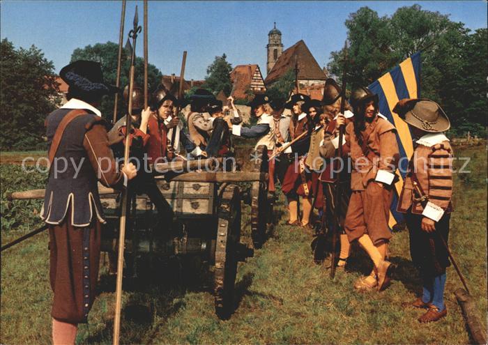 Dinkelsbuehl Mittelalterliches Schauspiel