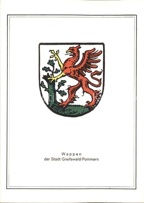 Greifswald Mecklenburg Vorpommern Stadtwappen