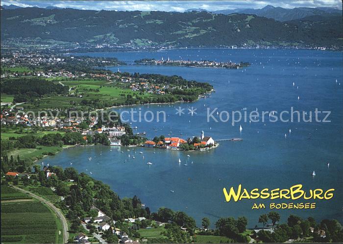 Wasserburg Bodensee Fliegeraufnahme